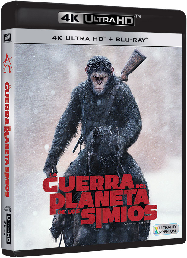 carátula La Guerra del Planeta de los Simios Ultra HD Blu-ray 1