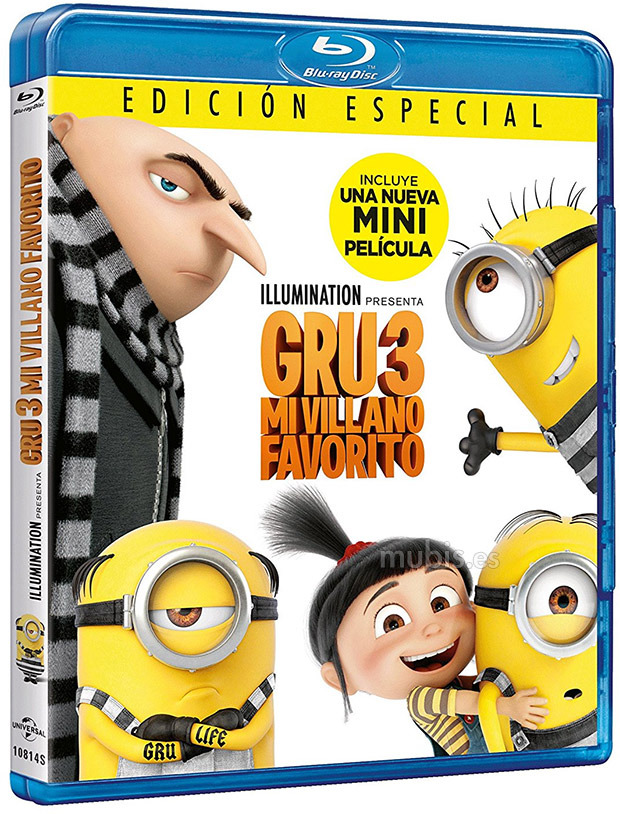 carátula Gru 3 – Mi Villano Favorito Blu-ray 1