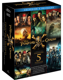 Pack Piratas del Caribe - Colección 5 películas Blu-ray