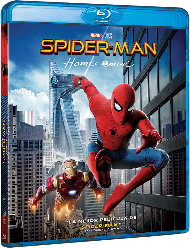 carátula Spider-Man: Homecoming Blu-ray 1