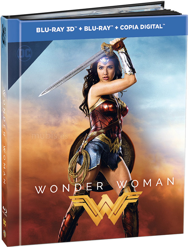 carátula Wonder Woman - Edición Libro Blu-ray 3D 1