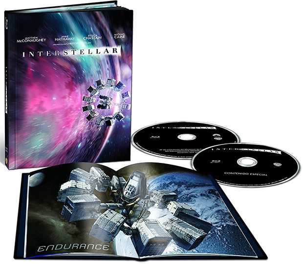 carátula Interstellar - Edición Libro Blu-ray 1