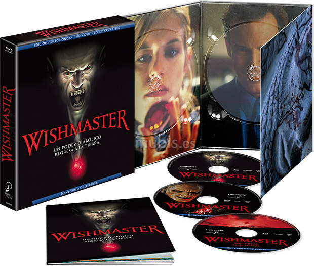 carátula Wishmaster - Edición Coleccionista Blu-ray 1