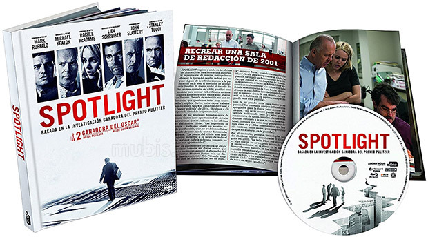 carátula Spotlight - Edición Libro Blu-ray 1