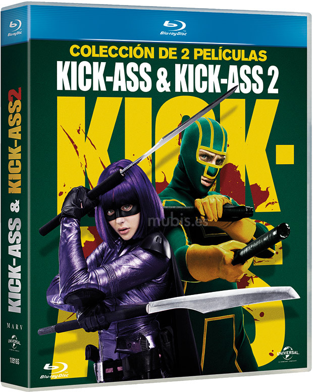 carátula Pack Kick-Ass + Kick-Ass 2 Blu-ray 1