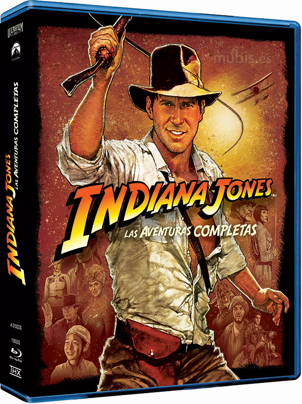 carátula Indiana Jones - Las Aventuras Completas Blu-ray 1