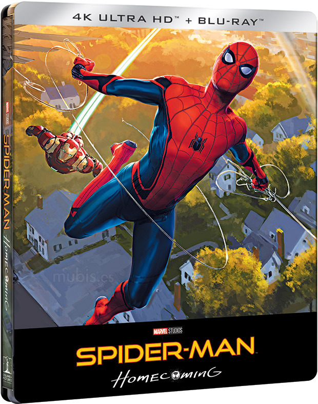 carátula Spider-Man: Homecoming - Edición Metálica Ultra HD Blu-ray 1