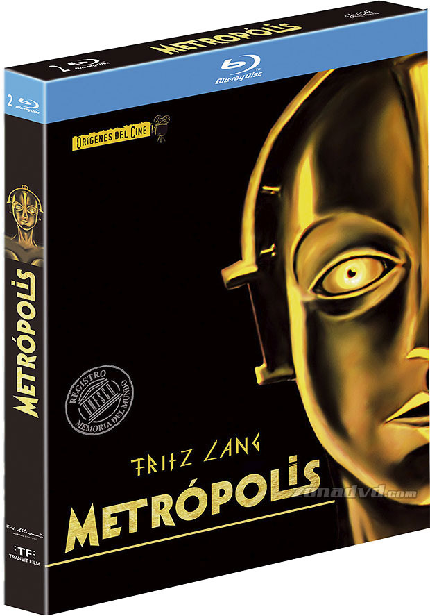 carátula Metrópolis Blu-ray 1
