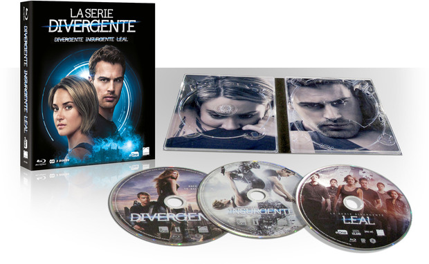 La Serie Divergente: Divergente + Insurgente + Leal Blu-ray
