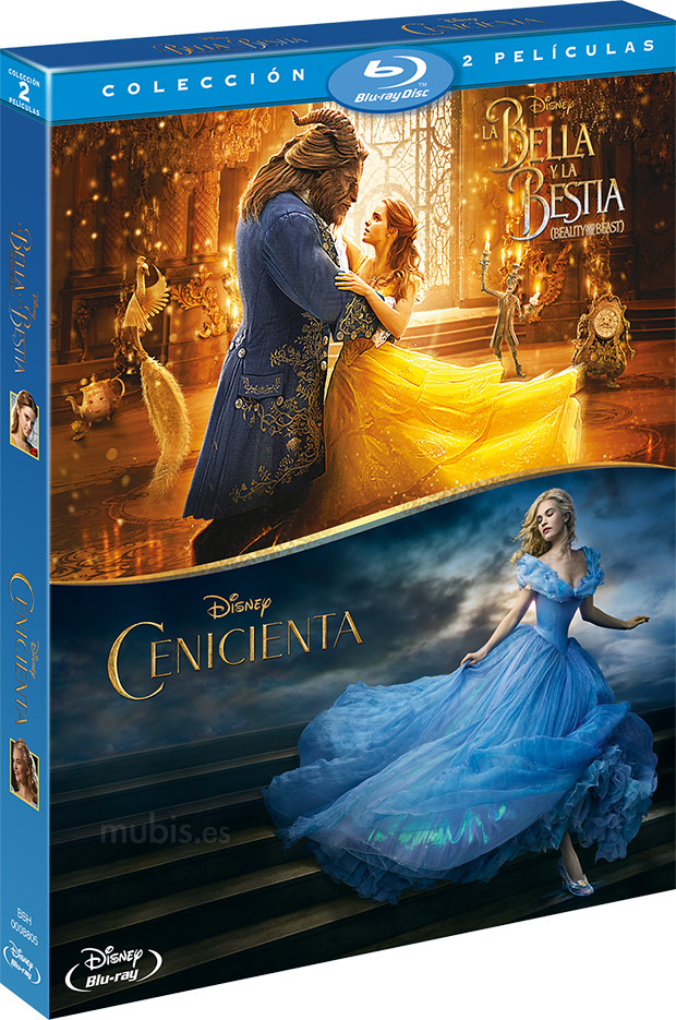 carátula Pack La Bella y la Bestia + Cenicienta (imagen real) Blu-ray 1