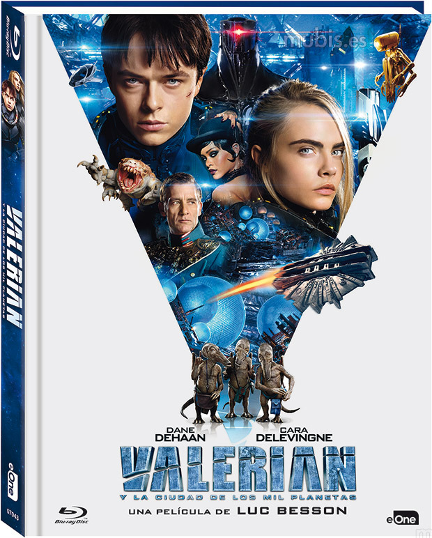 carátula Valerian y la Ciudad de los Mil Planetas - Edición Libro Blu-ray 1