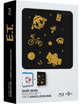 E.T. El Extraterrestre + Libreta Moleskine Blu-ray