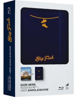 Big Fish + Libreta Moleskine Blu-ray