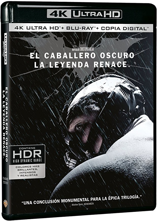 carátula El Caballero Oscuro: La Leyenda Renace Ultra HD Blu-ray 1