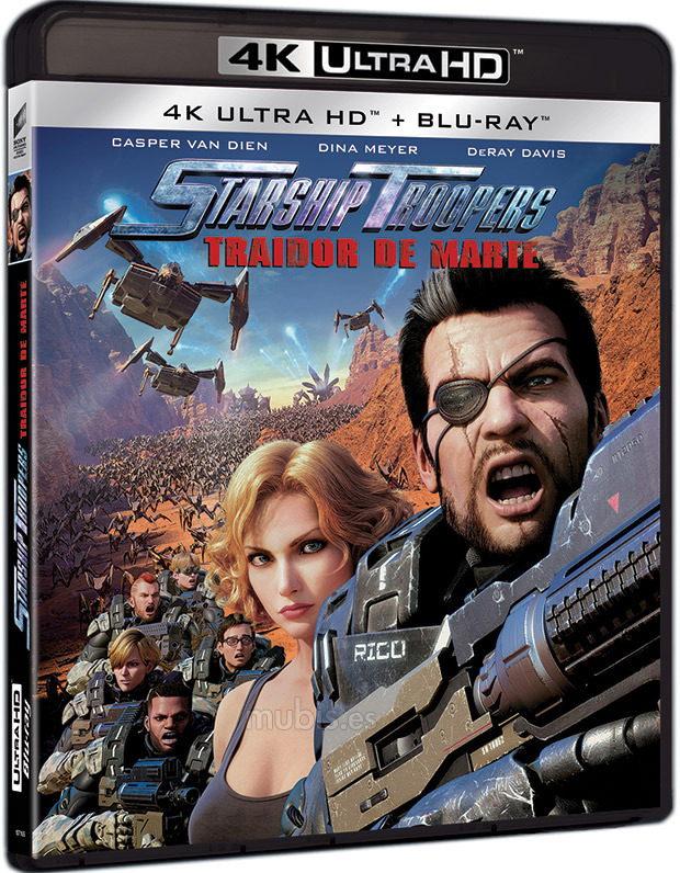 carátula Starship Troopers: Traidor de Marte Ultra HD Blu-ray 1