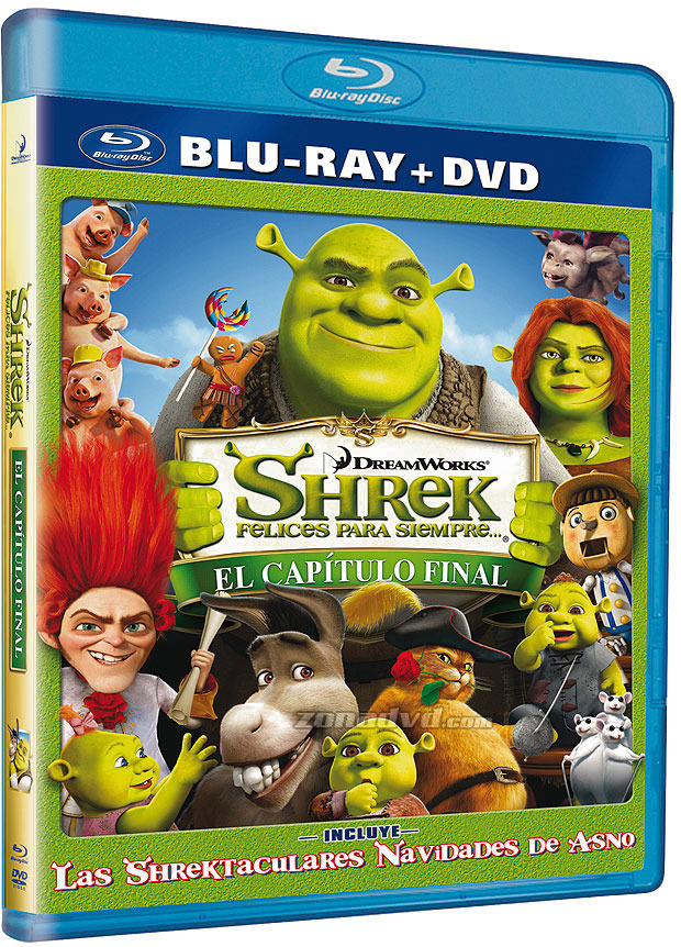 Shrek, Felices para Siempre Blu-ray