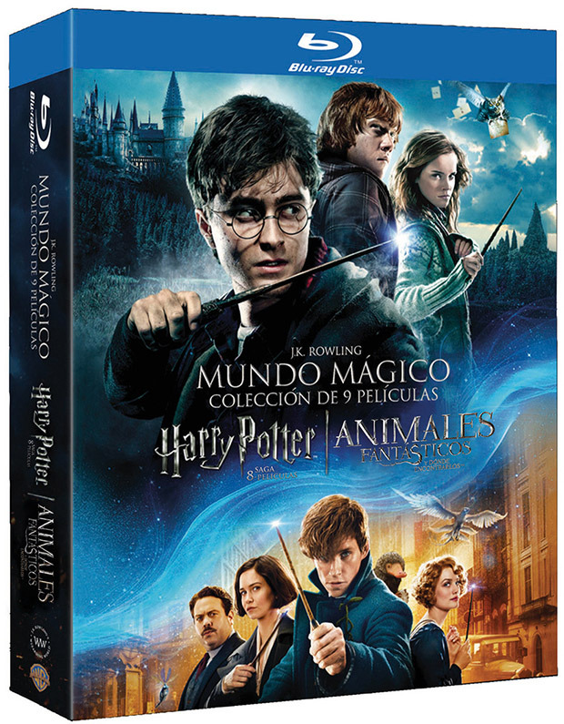 carátula Pack Harry Potter + Animales Fantásticos - Colección 9 Películas Blu-ray 1