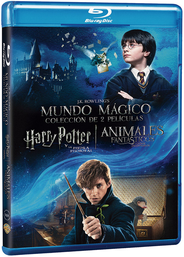 carátula Pack Harry Potter y la Piedra Filosofal + Animales Fantásticos y Dónde Encontrarlos Blu-ray 1