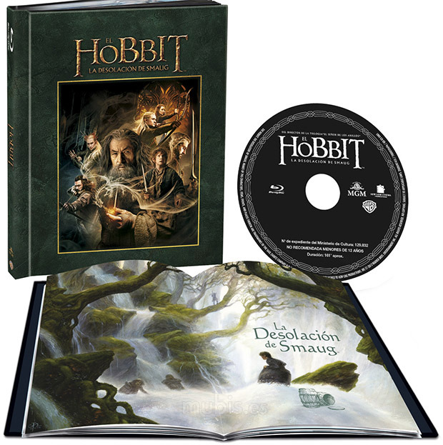 carátula El Hobbit: La Desolación de Smaug - Edición Libro Blu-ray 1