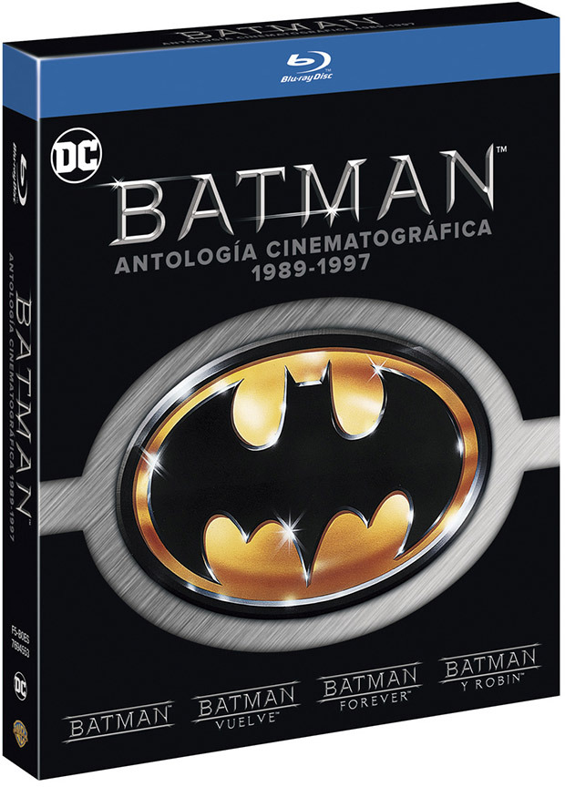 carátula Batman - Antología Cinematográfica 1989-1997 Blu-ray 1