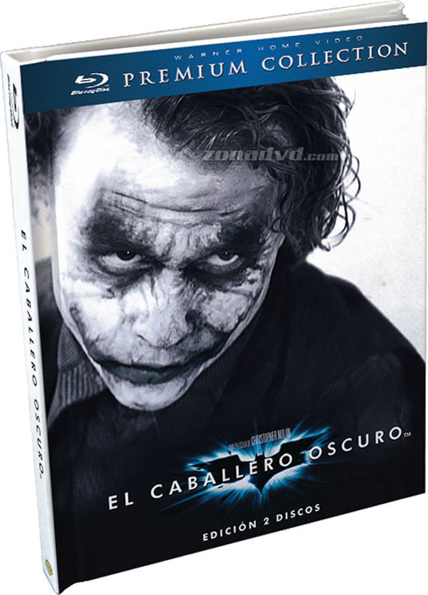 carátula El Caballero Oscuro - Edición Premium/Libro Blu-ray 1