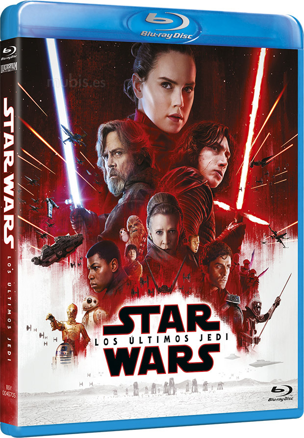 carátula Star Wars: Los Últimos Jedi Blu-ray 1