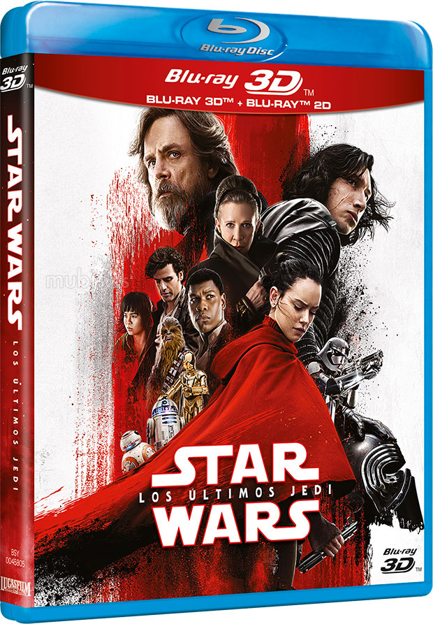 carátula Star Wars: Los Últimos Jedi Blu-ray 3D 1