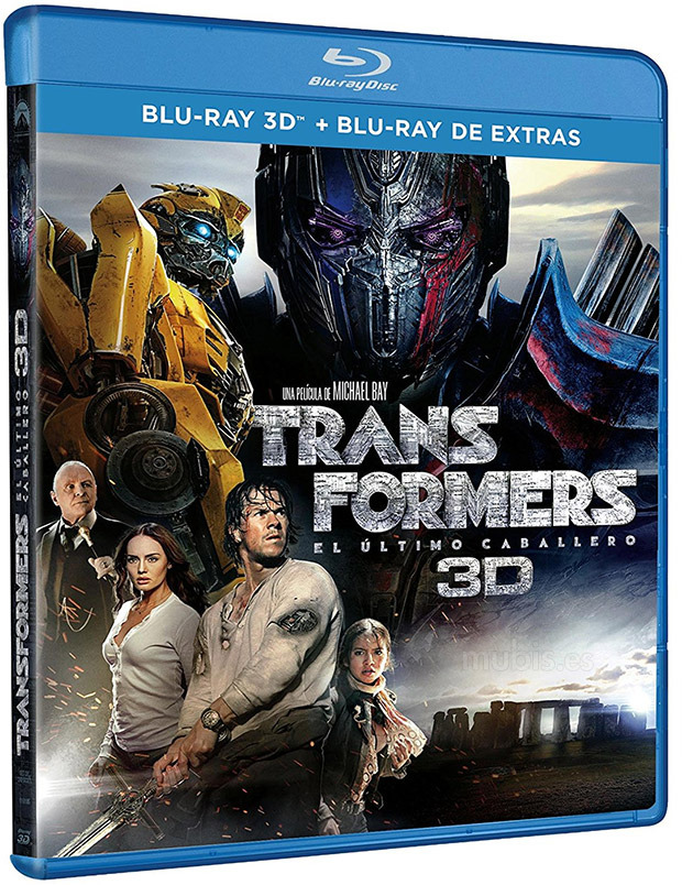 carátula Transformers: El Último Caballero Blu-ray 3D 1
