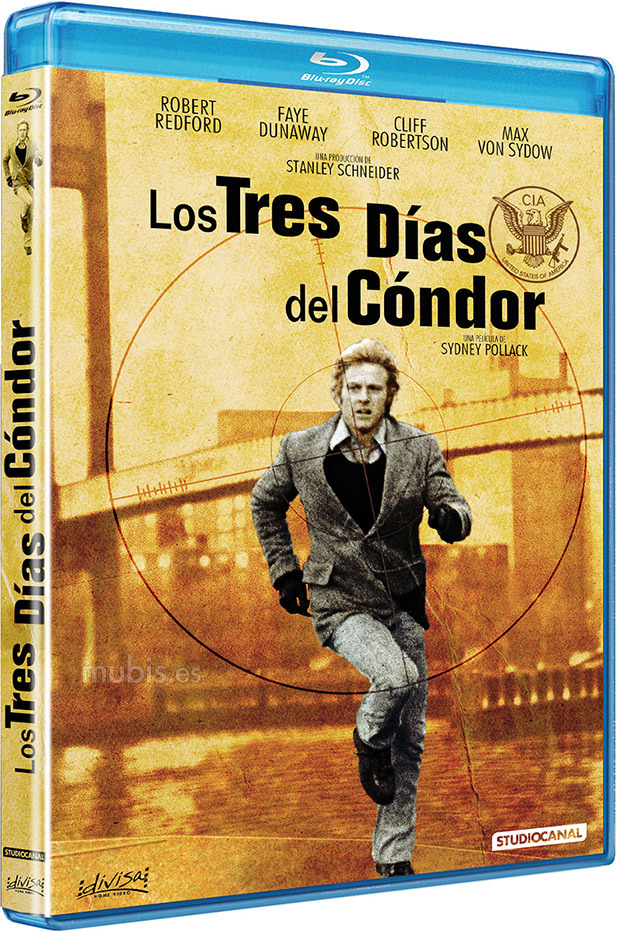 carátula Los Tres Días del Cóndor Blu-ray 1