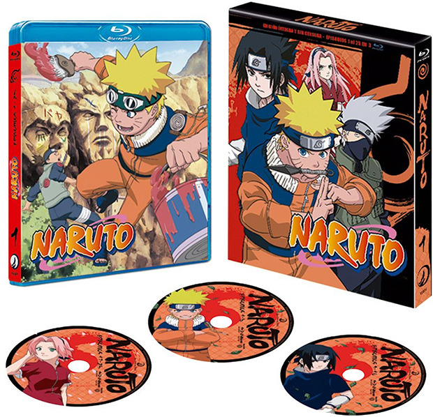 carátula Naruto - Box 1 Blu-ray 1