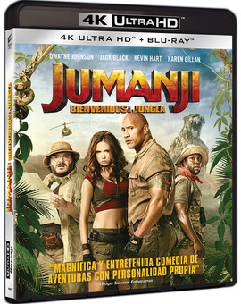 Jumanji: Bienvenidos a la Jungla Ultra HD Blu-ray