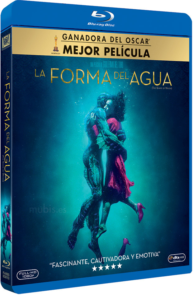 carátula La Forma del Agua Blu-ray 1