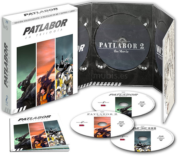 carátula Patlabor - La Trilogía (Edición Coleccionista) Blu-ray 1