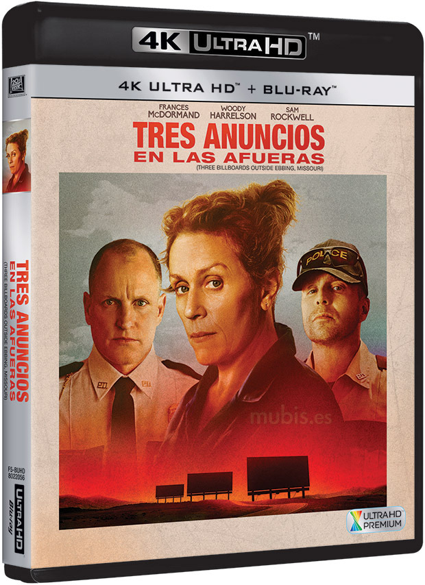 carátula Tres Anuncios en las Afueras Ultra HD Blu-ray 1