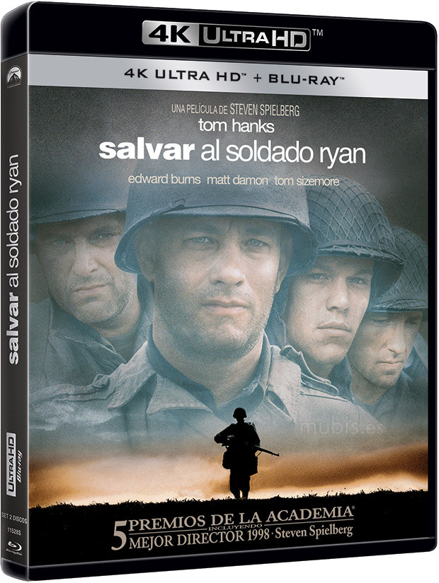 carátula Salvar al Soldado Ryan Ultra HD Blu-ray 1