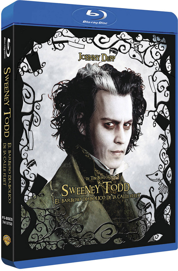 carátula Sweeney Todd, El Barbero Diabólico de la Calle Fleet Blu-ray 1