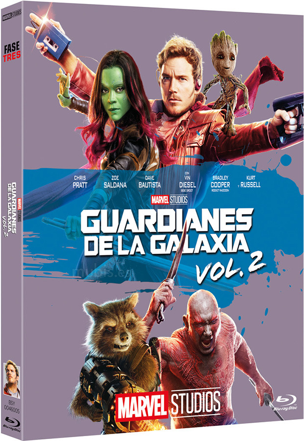 carátula Guardianes de la Galaxia Vol. 2 - Edición Coleccionista Blu-ray 1
