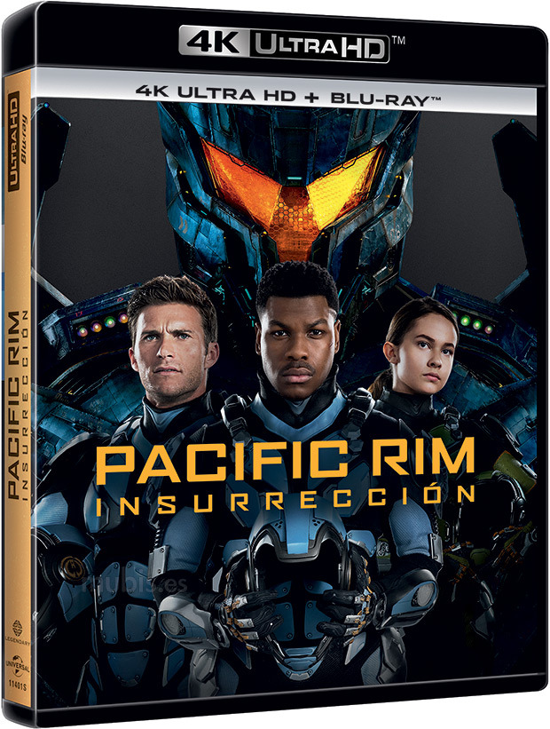 carátula Pacific Rim: Insurrección Ultra HD Blu-ray 1