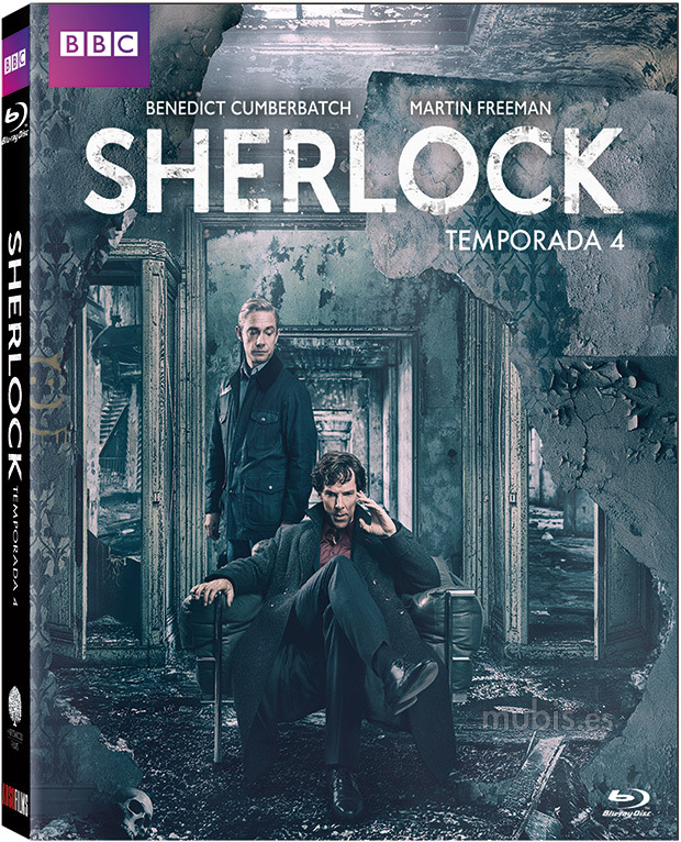 carátula Sherlock - Cuarta Temporada Blu-ray 1