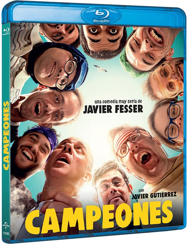 carátula Campeones Blu-ray 1