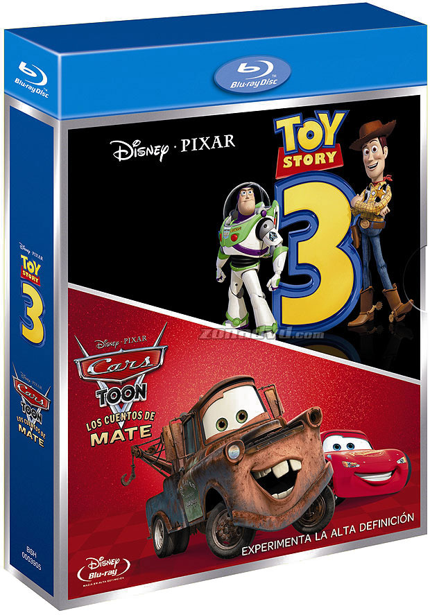 Pack Toy Story 3 + Cars Toon: Los cuentos de Mate Blu-ray