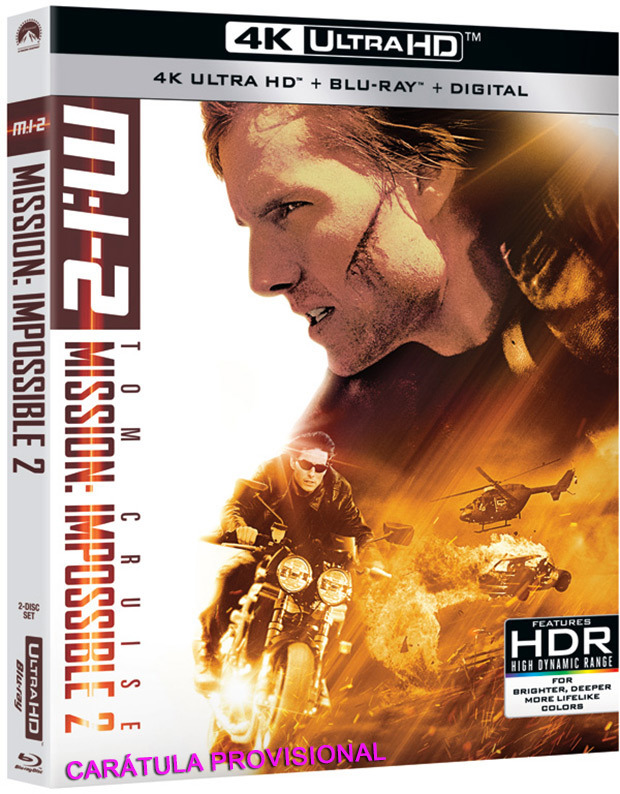 Mission: Impossible 2 (Misión: Imposible 2) Ultra HD Blu-ray