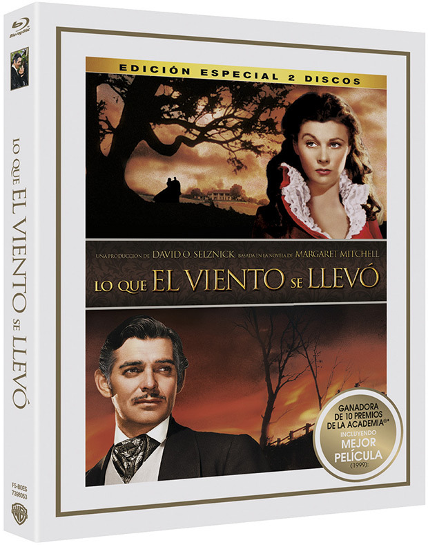 carátula Lo que el Viento se Llevó Blu-ray 1