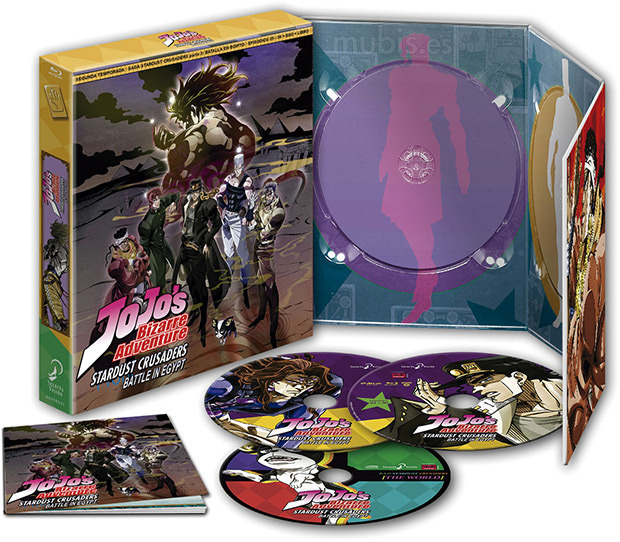 JoJo's Bizarre Adventure Temporada 2 Parte 3 - Saga Stardust Crusaders (Edición Coleccionista) Blu-ray