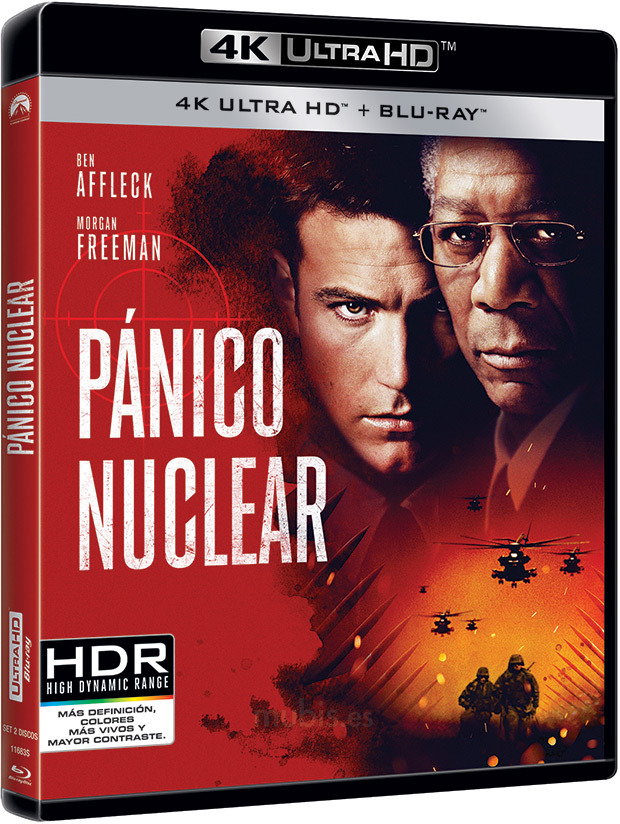 carátula Pánico Nuclear Ultra HD Blu-ray 1