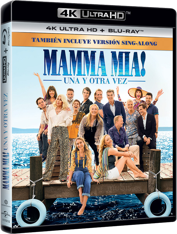 carátula Mamma Mia! Una y otra vez Ultra HD Blu-ray 1