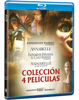 Pack Conjuring: Annabelle 1 y 2 + Expediente Warren 1 y 2 Blu-ray