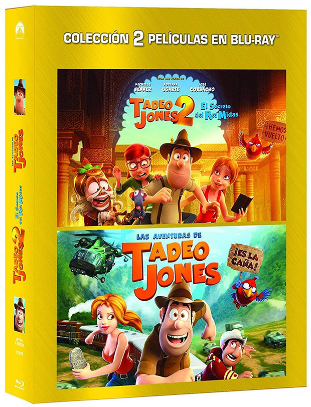 carátula Colección Tadeo Jones Blu-ray 1