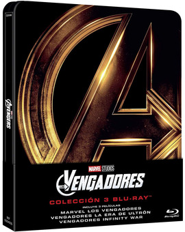 Trilogía Vengadores - Edición Metálica Blu-ray