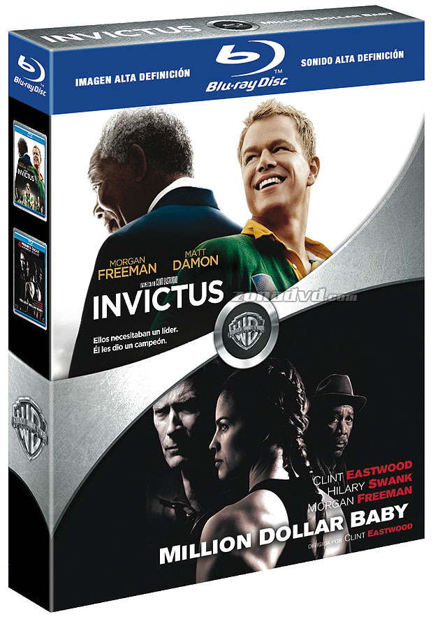 carátula Pack Invictus + Million Dollar Baby Blu-ray 1